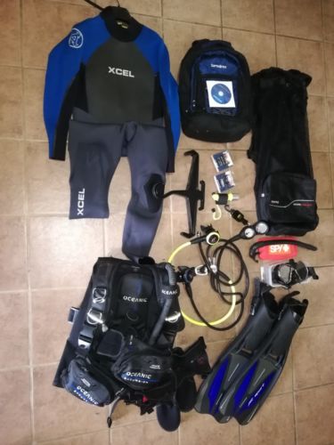 Scuba Diving Equipment Set Professional Oceanic