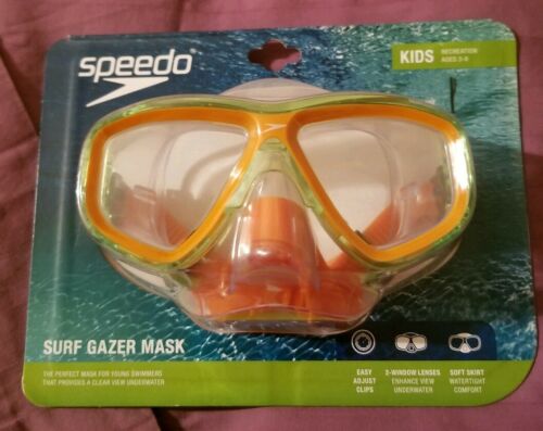 Speedo Kids Surf Gazer Mask Orange - New In Box
