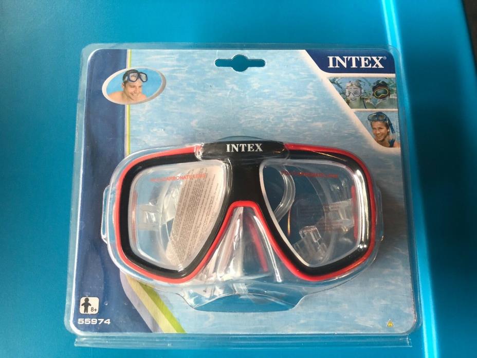 INTEX REEF RIDER MASK 55974 POLYCARBONATED LENSES