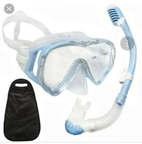 Snorkeling Package Set For Kids Youth Junior, Anti-Fog Coated Glass Diving Mask,