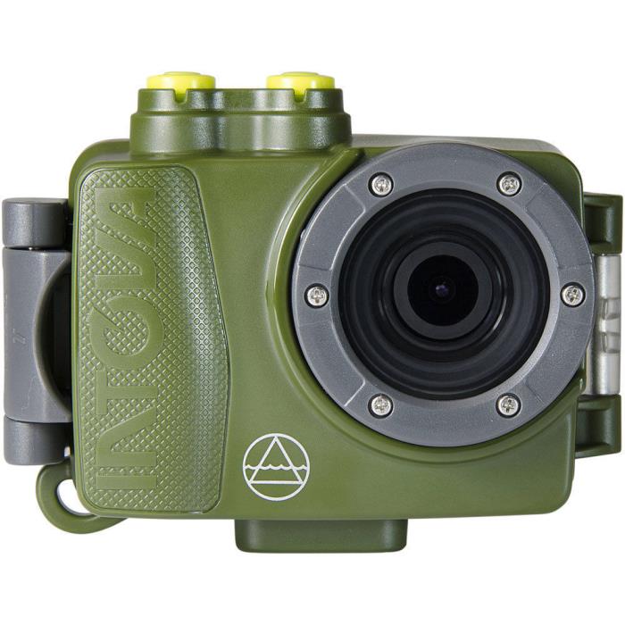 Intova Dub Waterproof Hi-Res 8MP/1080P Photo & Video Action Camera, Green