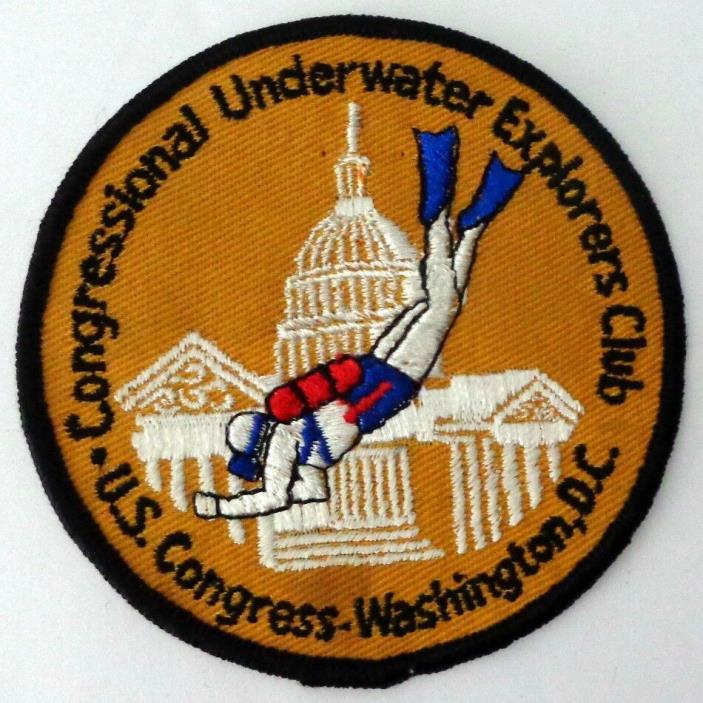 Congressional Underwater Explorers Club Washington DC Vintage 4