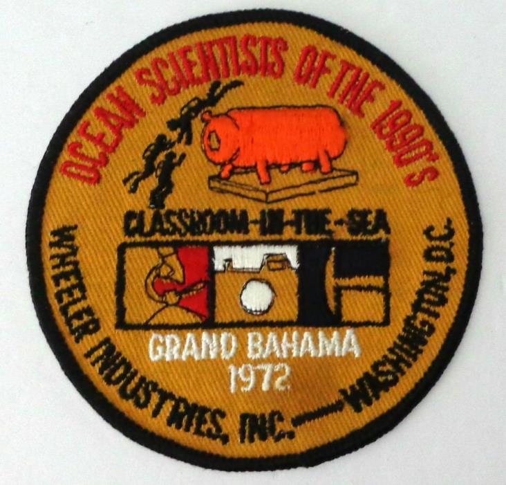 Ocean Scientists of the 1990s Classroom in the Sea Grand Bahama 1972 Wheeler DC