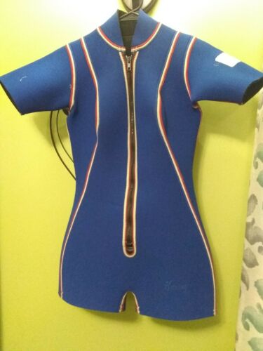 Harvey's Wetsuit Women’s  Neoprene Rubber,Diving Suit Shortie Vintage small/medi