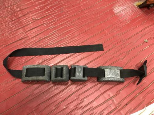 DIVERS NYLON WEIGHT BELT 38 POUNDS LEAD WEIGHT