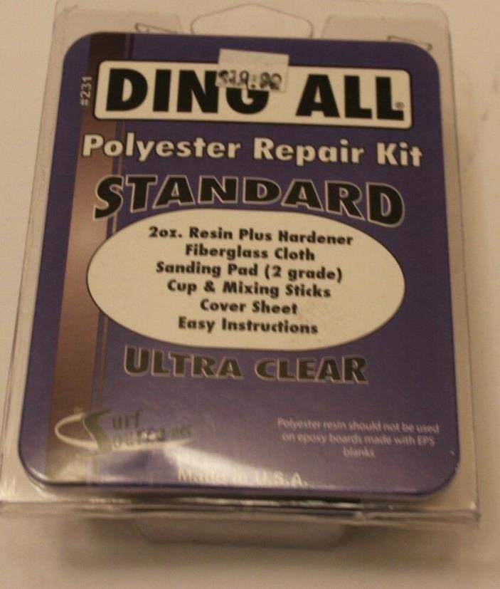 Ding All Polyester Surfboard Repair Kit New Easy To Use
