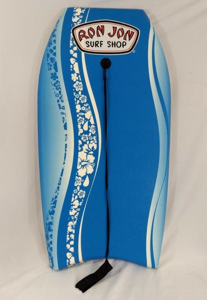 RON JON SURF SHOP Boogie Board Body Board Light Blue Floral Design 42