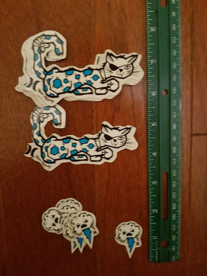 Hurley Surf Stickers 20 pc lot Decal Jason Maloney Vintage 