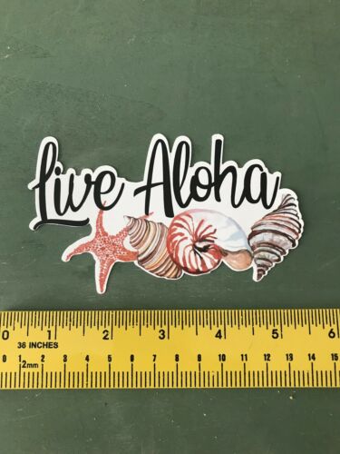 Live Aloha Surfing Sticker/decal