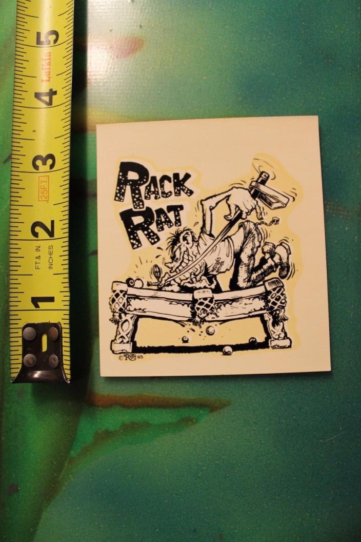 Ed Roth Rat Pack Pool Table Rat Fink 60's Surfing Water-Slide Transfer DECAL