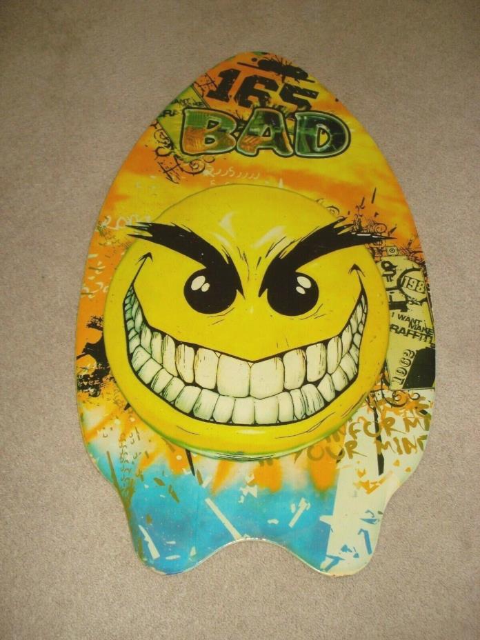Skim Lizard Wooden Skim Board 165 Bad Smile Face