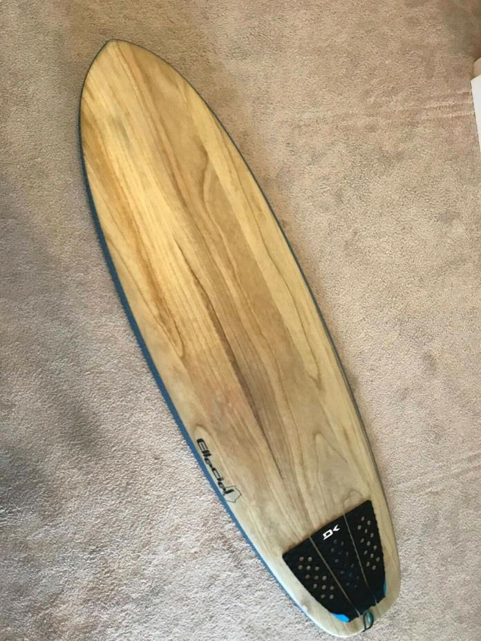 Elleciel Paulownia Wood Epoxy Surfboard 5'6