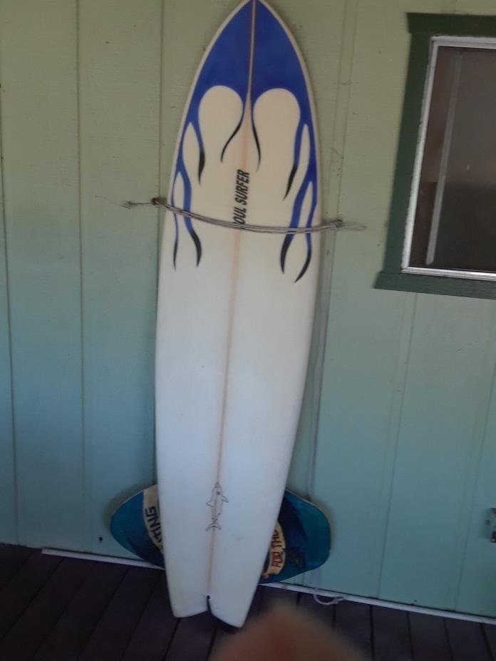 surf board-super fish!  soul surfer 7' 2