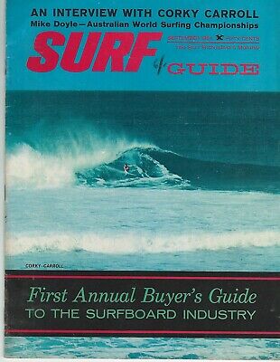 Surf-Guide Magazine Rare Back Issue Corky Carroll Aussie Championships Sept 1964