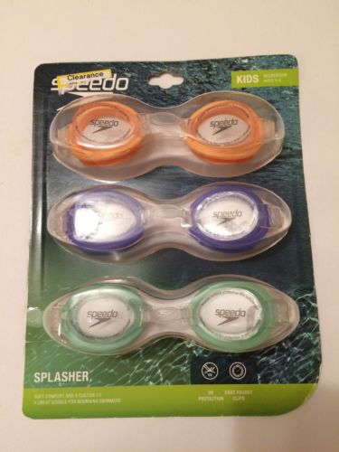 Speedo Splasher Goggles Kids Recreation Ages 3-8