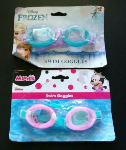 2 NEW LOT KIDS COLLECTOR DISNEY GOGGLES MINNIE & FROZEN AGE 4 AND UP