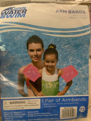 Nwt Open Water Swim Frosted Neon Pink Pool Float Armbands