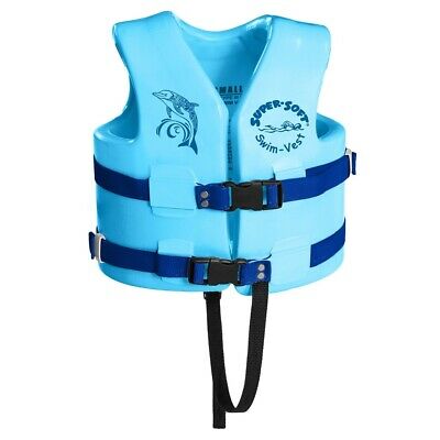 New TRC Recreation Kids Super Soft USCG Vest XS - Marina Blue