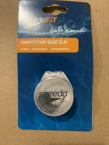 Speedo Competition Nose Clip Charcol 753101 New in Package
