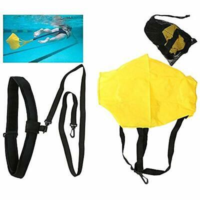 Swimming Resistance Belt Training Exerciser Traction Swiming Device Cords Drag &