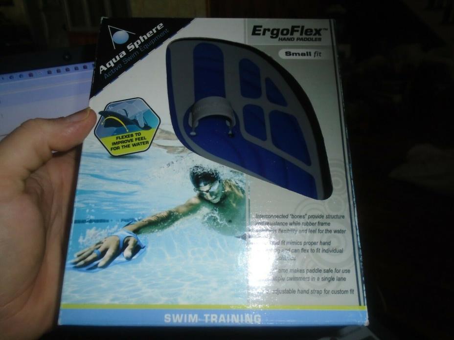 Aqua Sphere ErgoFlex Hand Paddles Small Fit Swim Training