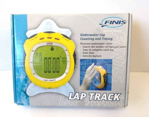 New - FINIS Lap Track Underwater Lap Counting, Timing, Calories, Swim Computer