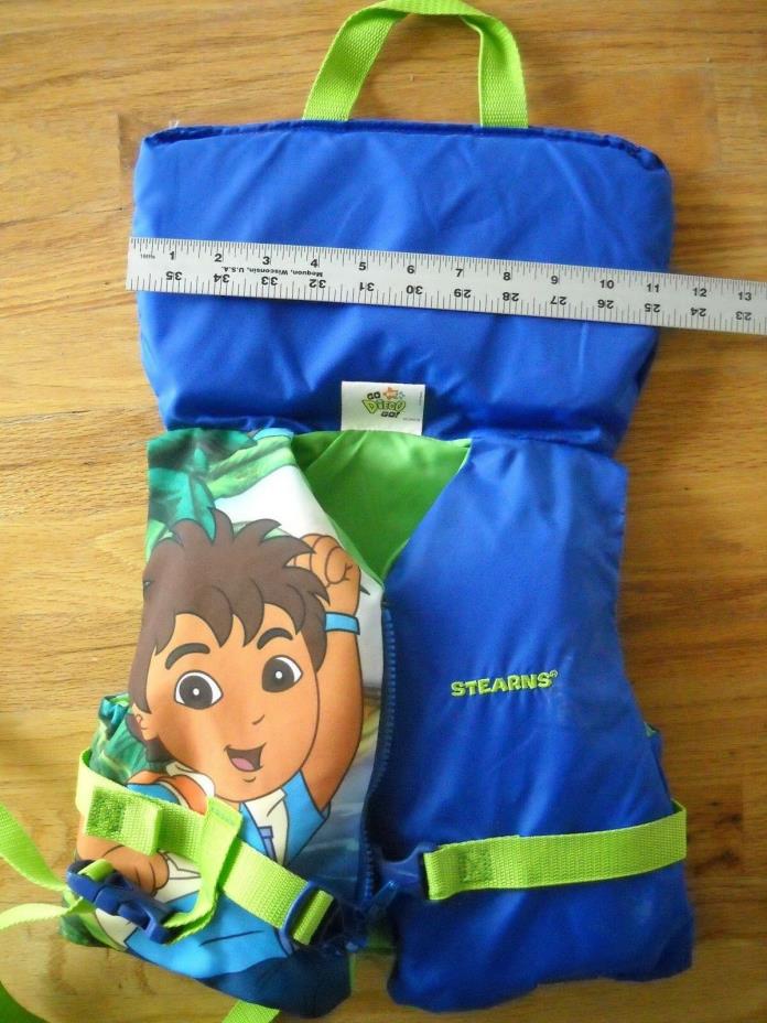 Diego Infant/Child 30-50 lbs Near Shore buoyant life vest jacket  Dora Explorer