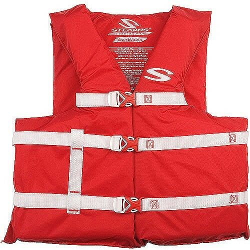 Stearns Adult Boating Vest Universal  Red