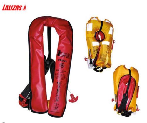LALIZAS Inflatable Lifejacket Lambda 150N, SOLAS auto/manual.  LOT of SIX units.