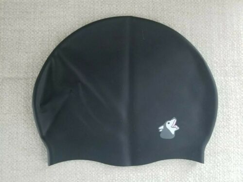 Happy Dog Signature Swim Cap Silicone Youth and Adult One Size