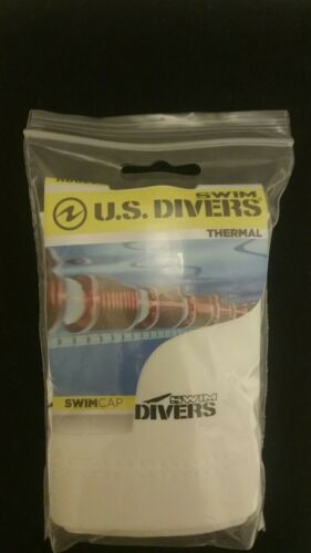 U. S. Divers Swim Thermal Swim Cap Adult White