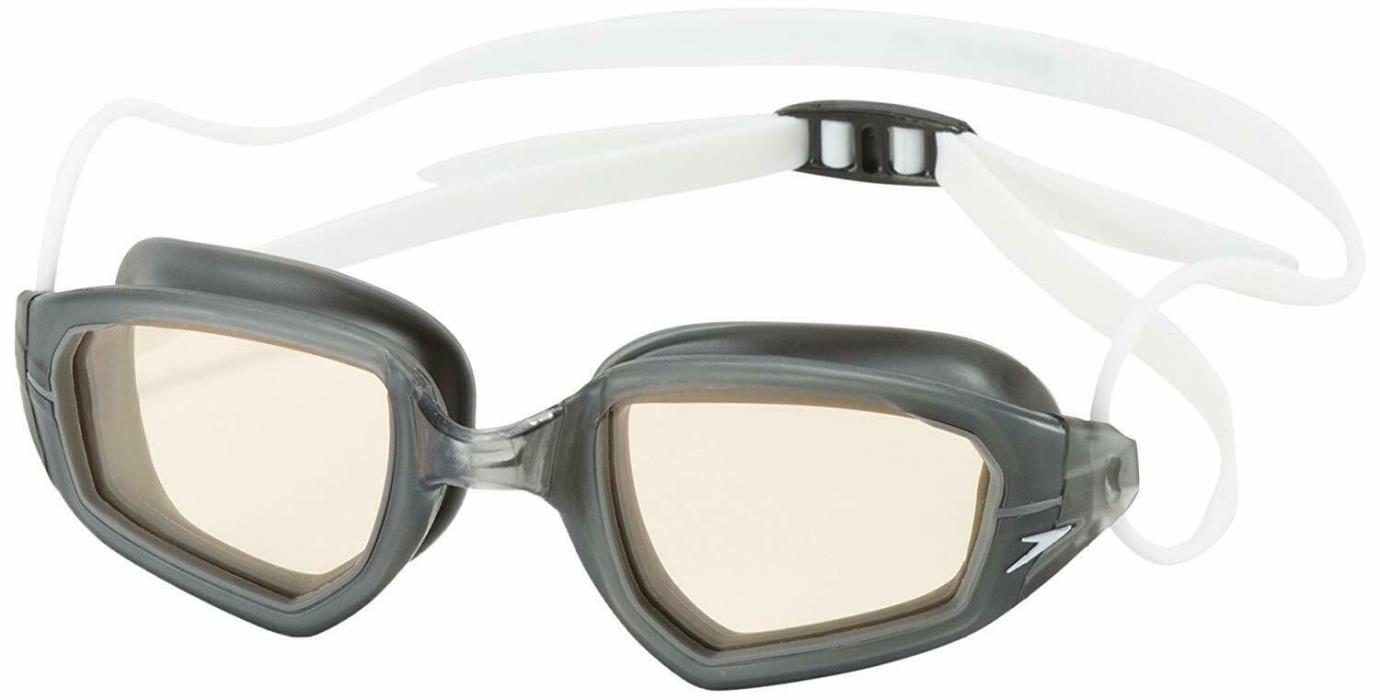 Speedo Covert Swim Goggles, Amber, One Size