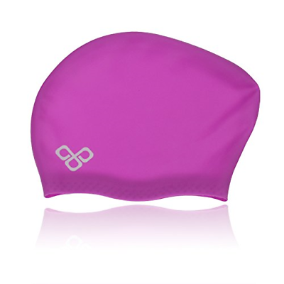 Thick Silicone Head Protection Swim Cap Cover Pool Hat For Long Hair Dread Women