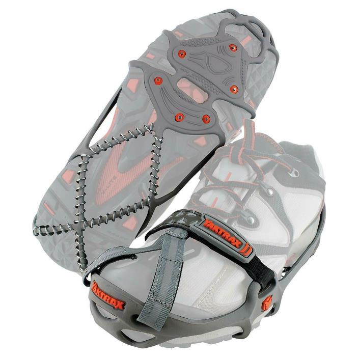 Yaktrax Run Traction Cleats for Running on Snow and Ice M Medium 9-11 10.5-12.5