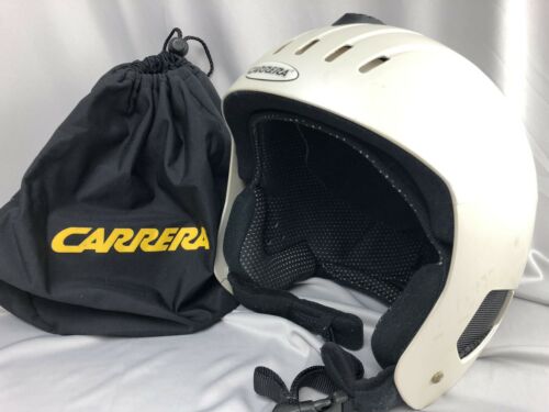 Carrera L XL White Ivory Helmet Skiing Snowboarding Lightweight Helmet w Case