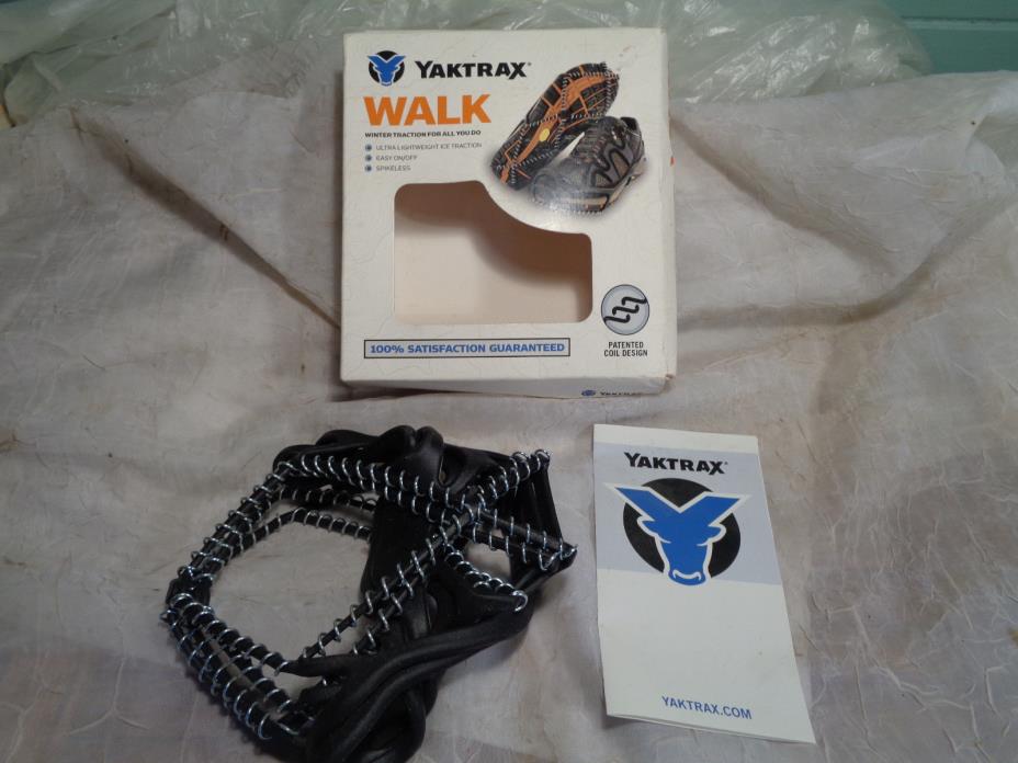 YakTrax Pro Heavy Duty Ice Traction Coils For Snow & Ice Size LARGE IN BOX