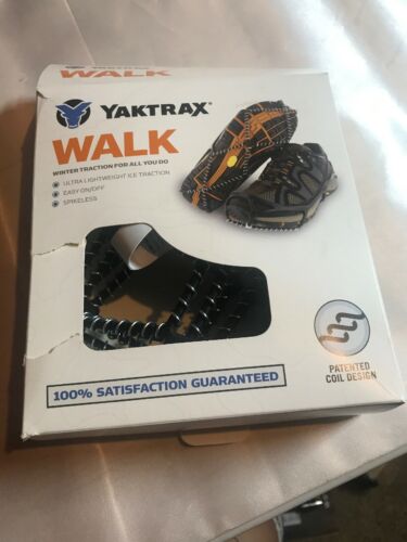 Yaktrax Walk Traction Cleats for Walking on Snow/Ice Size S NEW
