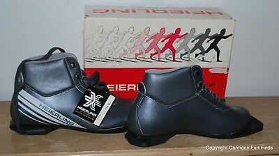 NWOB Gray HEIERLING Classic 75 Cross Country Ski Boots Size 37 US 6 NEW!