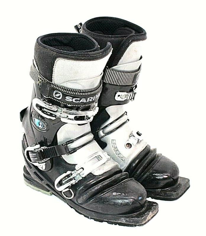 Scarpa T-1 Mens High Shaft Cross Country Ski Boots Vibram Bottoms size DX 7/8