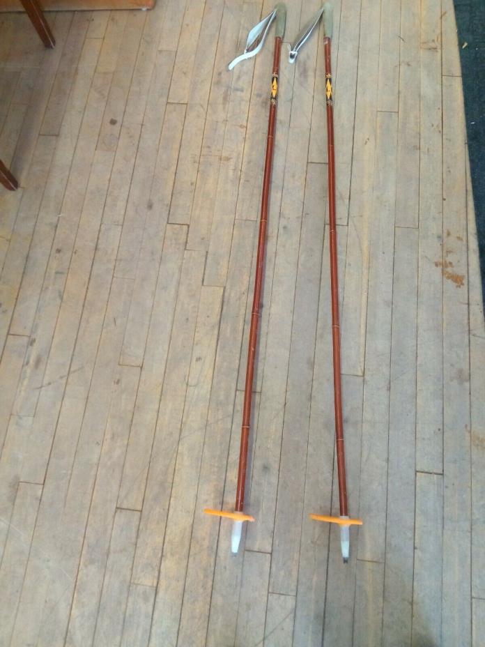 Vintage VM-Staven LLL Bamboo Cross Country Ski Poles 59