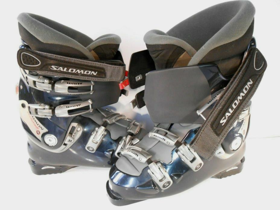 Salomon Evolution 9.0 Blue Gray Men's Ski Boots 28.5/45/UK 10/US 10.5 NICE!