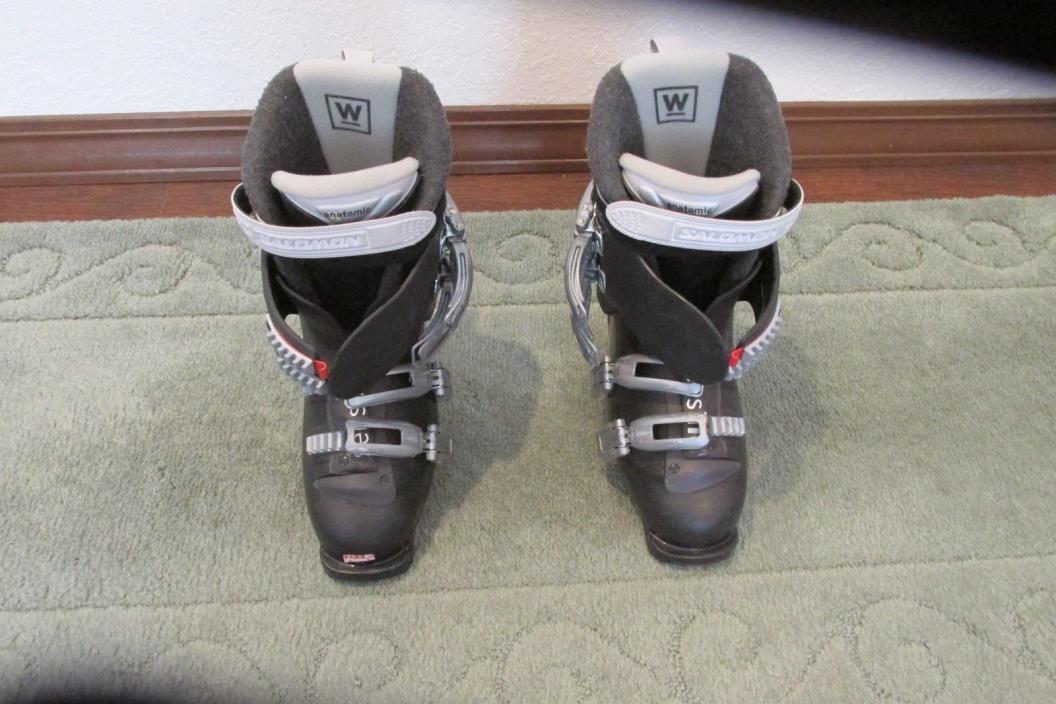 Salomon Performa 5.0 Ski Boots, Black, Women Size 7 US, Excellent Shape
