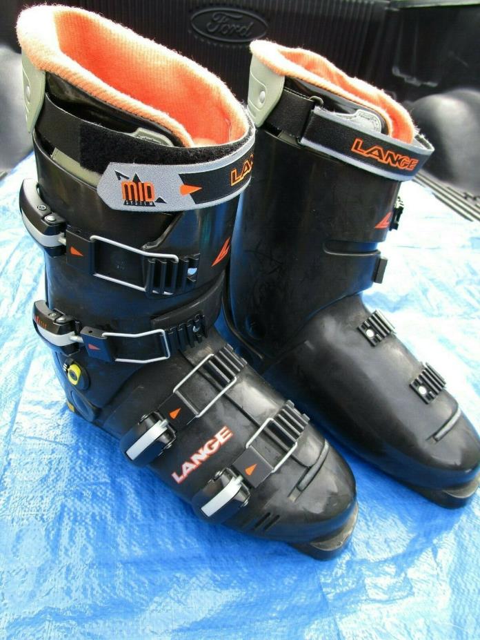 ?  LANGE (MID SYSTEM 52) MEN'S SKI BOOTS GOOD (SIZE 29.5)  ??333 mm. W/ BAG