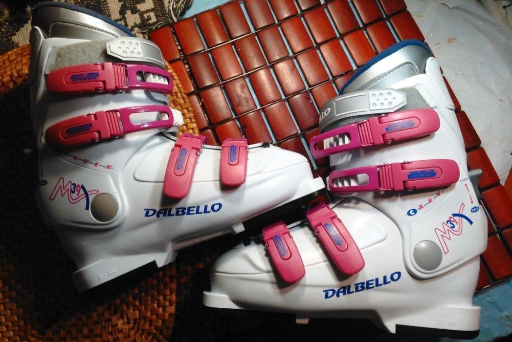 Dalbello  MX 39 Diva Matrix Design Carvex Ski Boots Mondo 24.0 Made Italy