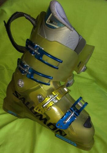 SALOMON Men’s 8 SKI Boots Course CF Pro Model Shock Absorb CarbonLink Sensifit