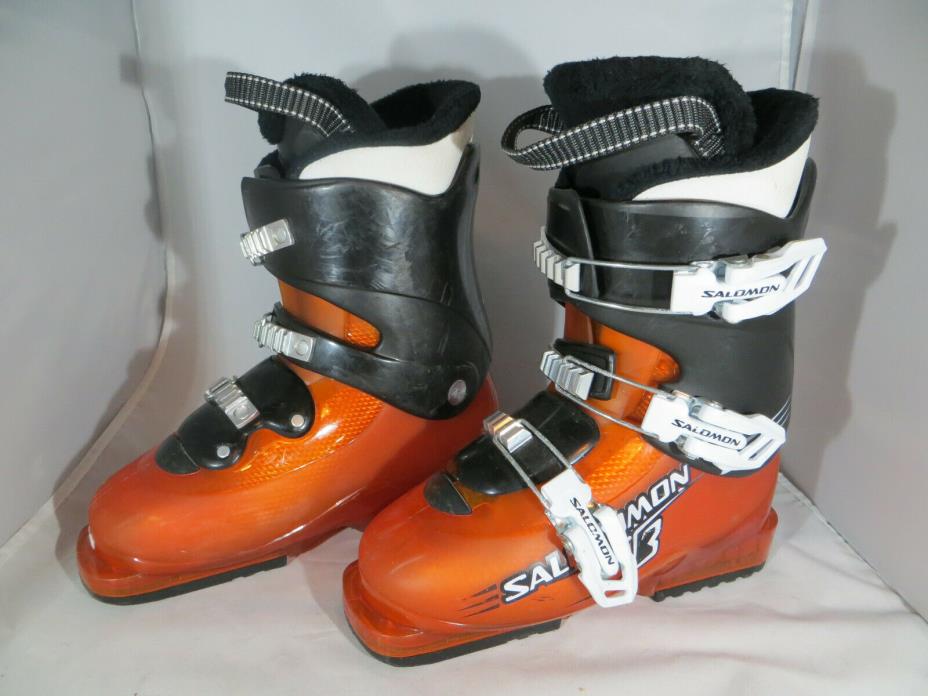 Salomon T3 Youth Ski Boots - Size 22/22.5  - 266m Excellent condition