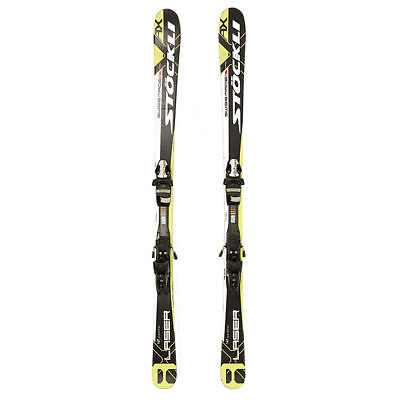 Used 2016 Stockli Laser AX Skis Fischer XTR 12 Bindings C Condition 167cm