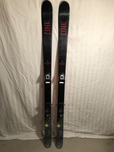 Line Mike Nick Pro Model Twin Tip Skis 171cm Salomon C405 Bindings