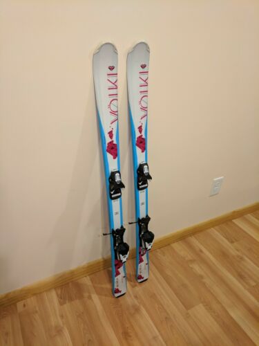 Volkl Junior Chica Girls Tip Rocker Skis 120cm W/ Rosignal Comp J45 bindings