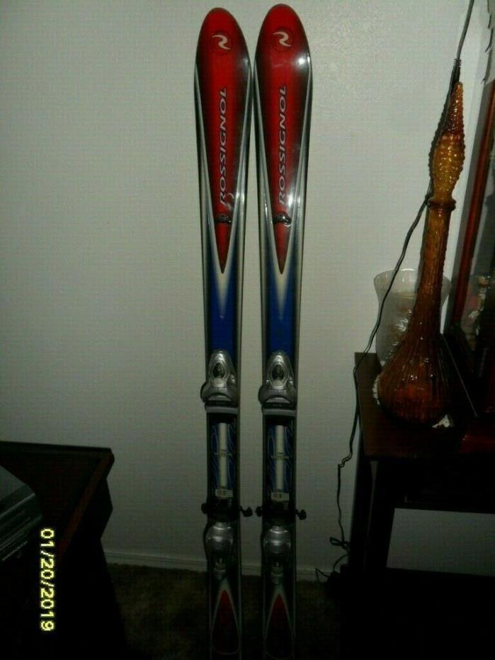 Rossignol Axium 150cm Skis Axitec Saphir Bindings Beautiful Red White Blue